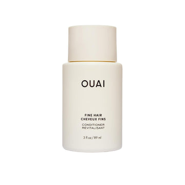 OUAI Fine Hair Conditioner Travel Size - Volumizing Conditioner for Fine Hair with Keratin, Biotin & Chia Seed Oil - Adds Softness, Bounce & Volume - Free from Parabens, Sulfates & Phthalates (3 Oz) OUAI uk supplements