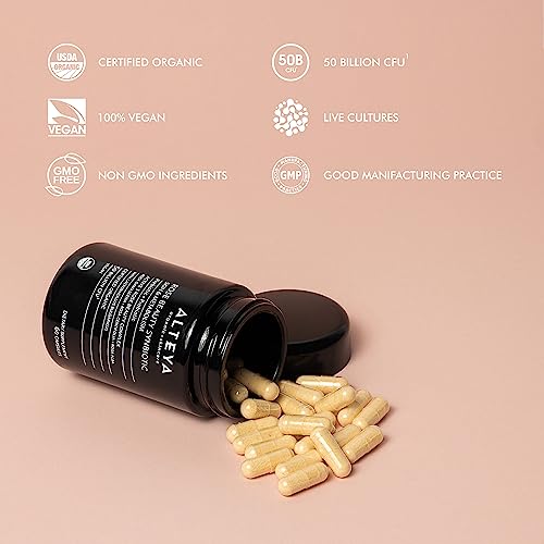 Alteya Organics Beauty Prebiotics + Probiotics and Rose Extracts, Skin Beauty from Within Supplement Alteya Organics uk supplements