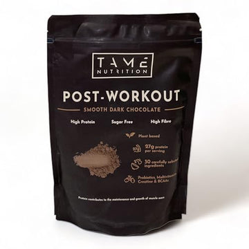 Vegan Post Workout Protein Powder | Dark Chocolate | 301g | Tame Nutrition Tame Nutrition uk supplements