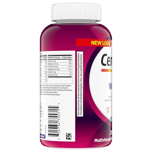 Centrum Multivitamin Tablet for Women, Multivitamin/Multimineral Supplement with Iron, Vitamin D3, B Vitamins and Antioxidant Vitamins C and E Centrum uk supplements