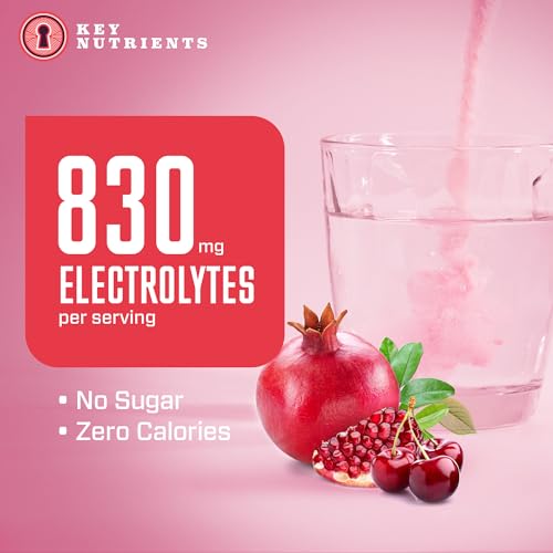 KEY NUTRIENTS Multivitamin Electrolytes Powder No Sugar - Sweet Cherry Pom Electroly KEY NUTRIENTS uk supplements