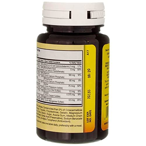 Nature's Blend Multiple Vitamin with Minerals No Iron 100 Tabs Nature's Blend uk supplements