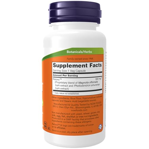 NOW Supplements, Relora 300 mg (a Blend of Plant Extracts from Magnolia officinalis NOW uk supplements