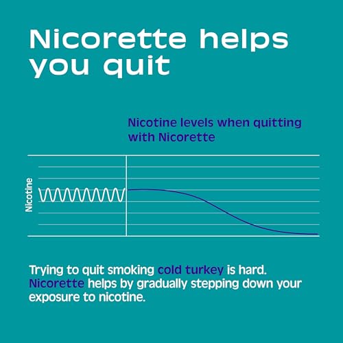 Nicorette 4 mg Mini Nicotine Lozenges to Quit Smoking - Mint Flavored Stop Nicorette uk supplements