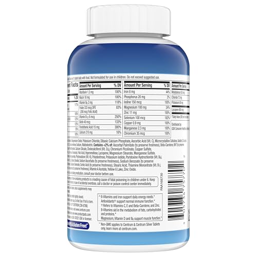 Centrum Multivitamin for Men, Multivitamin/Multimineral Supplement with Vitamin D3, B Vitamins and Antioxidants Centrum uk supplements