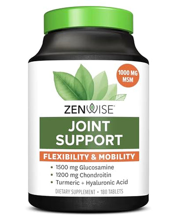 Zenwise Health Glucosamine Chondroitin MSM - Joint Support Supplement with Turmeric Zenwise Health uk supplements