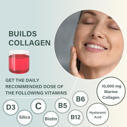 NUTRI Beauties Hydrolysed Marine Collagen Liquid Drink Supplement 10,000Mg NUTRI BEAUTIES uk supplements
