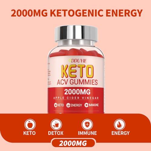 DDUYIE Keto ACV Gummies Advanced Weight Loss | 2000mg Low Carb Apple Cider Vinegar DDUYIE uk supplements