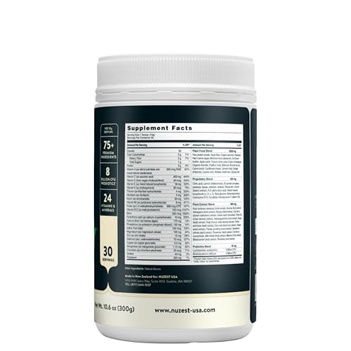 Nuzest Greens Powder Good Green Vitality – Vitamins, Minerals & Superfoods – Vegan Multivitamin Supplement (300g) Nuzest uk supplements