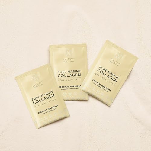 Plent Pure Marine Collagen Tropical Pineapple - Stay Beautiful - 5G Collagen Peptides Daily Plent uk supplements