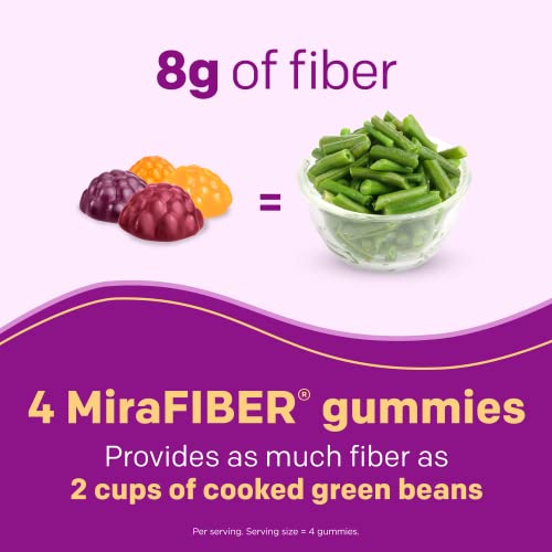 MiraLAX: MiraFIBER Gummies, 8g of Daily Prebiotic Fiber with B Vitamins to Support MiraLAX uk supplements