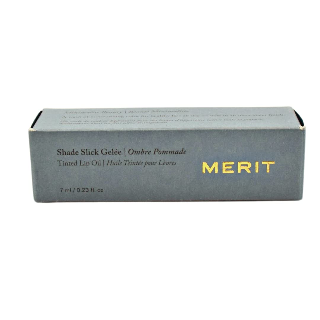 MERIT Shade Slick Gelée Sheer Tinted Lip Oil Les Deux Merit uk supplements