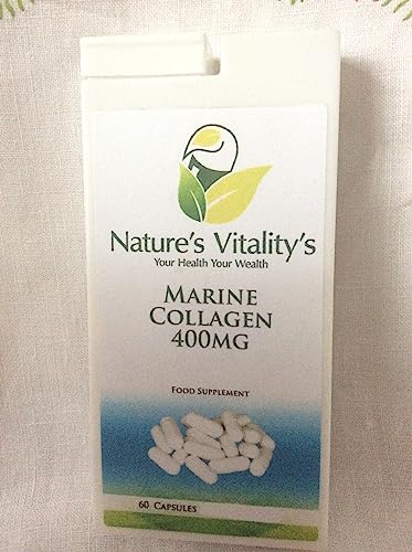 NATURE'S VITALITY'S Marine Collagen Capsules 400mg 60 Capsules 2 NATURE'S VITALITY'S uk supplements