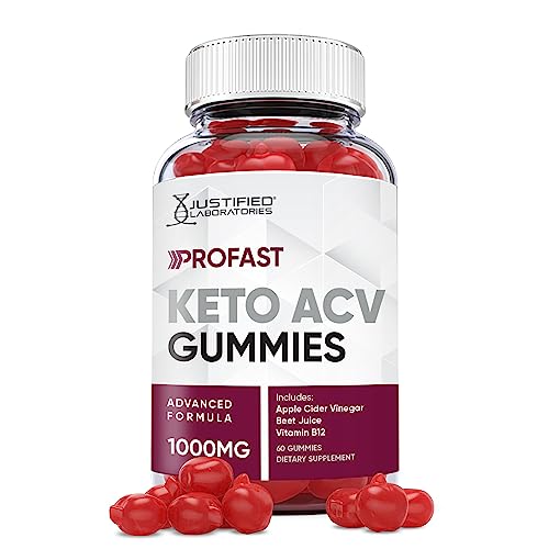 Justified Laboratories ProFast Keto ACV Gummies 1000MG Pro Fast Vegan Non GMO Justified Laboratories uk supplements