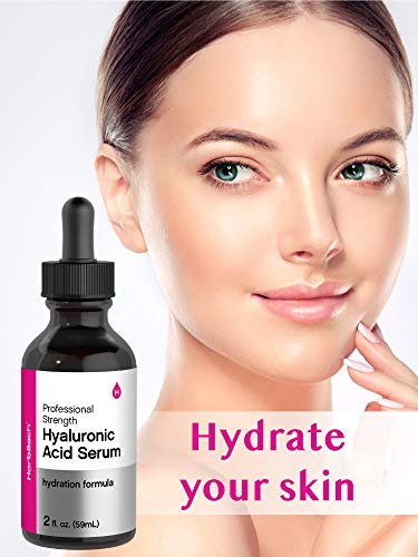 Hyaluronic Acid Serum For Face | 2 oz | Paraben & SLS Free Moisturizer | by Horbaach Horbäach uk supplements