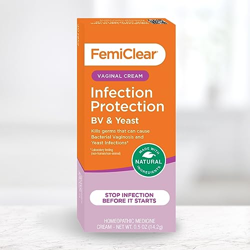 FemiClear BV & Yeast Infection Protection Vaginal Cream, Made with Natural Ingredients FemiClear uk supplements