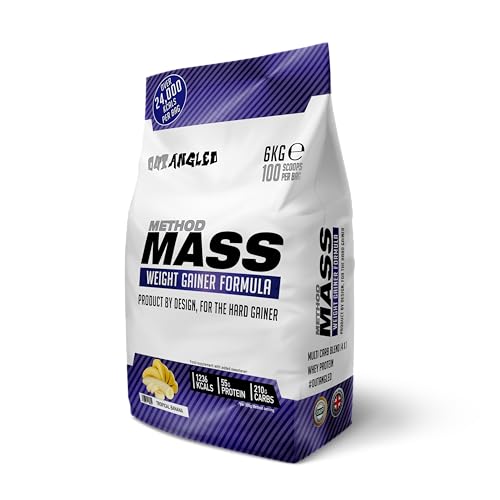 Out Angled Method Mass Gainer Powder, Tropical Banana, 6kg, 100 Scoops OUT ANGLED uk supplements