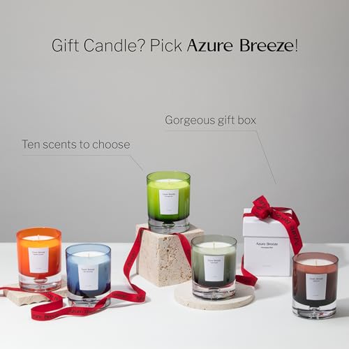 Pumpkin Scented Candles for Home - 12 oz, 70 Hours Burning - Natural Essential Oils & Soy Wax Azure Breeze uk supplements