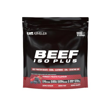 OUT ANGLED Beef Iso Plus, Beef Protein Isolate Powder, High Protein with Natural BCAAs, Zero Fat and Sugar OUT ANGLED uk supplements