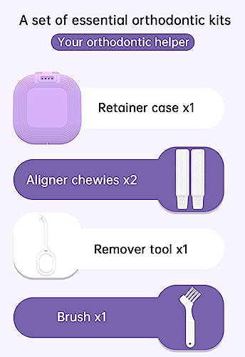 HEMILAB® Retainer Case, Slim Aligner Case with Vent Holes, Compatible with Invisalign HEMILAB uk supplements