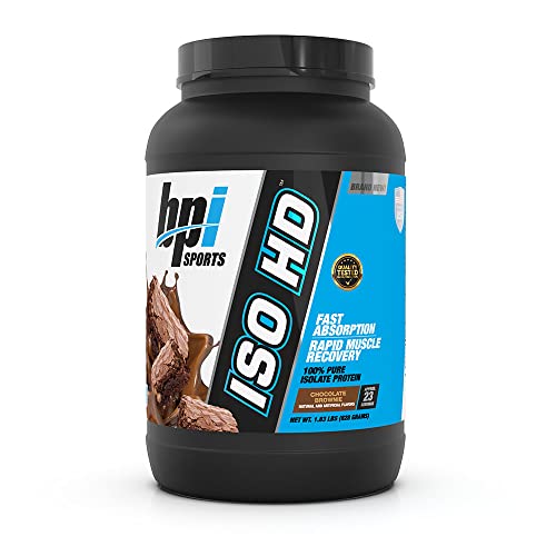 BPI Sports Iso Hd – 100% Whey Protein isolates – Muscle Growth, Recovery, Weight Loss, BPI Sports uk supplements