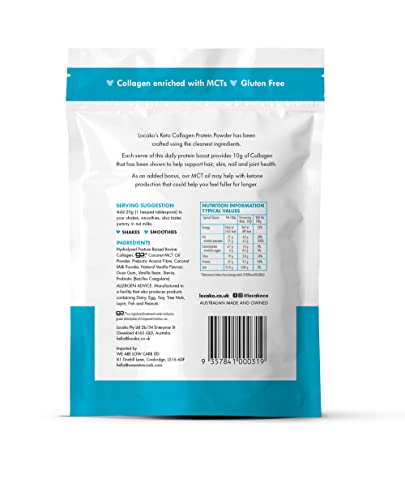 Locako Keto Collagen Vanilla Protein Powder LOCAKO uk supplements