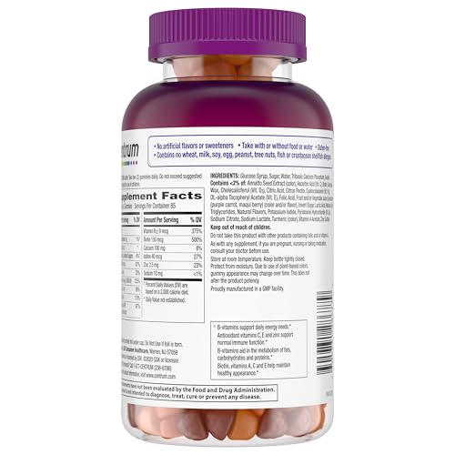 Centrum MultiGummies Gummy Multivitamin for Women, Multivitamin/Multimineral Supplement with Vitamin D3, B and Antioxidants Centrum uk supplements