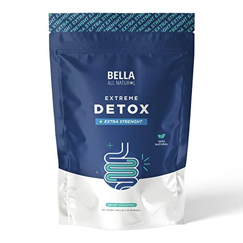 Bella All Natural Extreme Detox Tea - Body Cleanse, Colon Cleanser & Detox, Natural Herbs Bella All Natural uk supplements