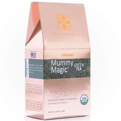 Mummy Magic Slim Tea - 100% Organic- Peach Flavor- Up To 40 Servings - 20 Count Mummy Magic uk supplements