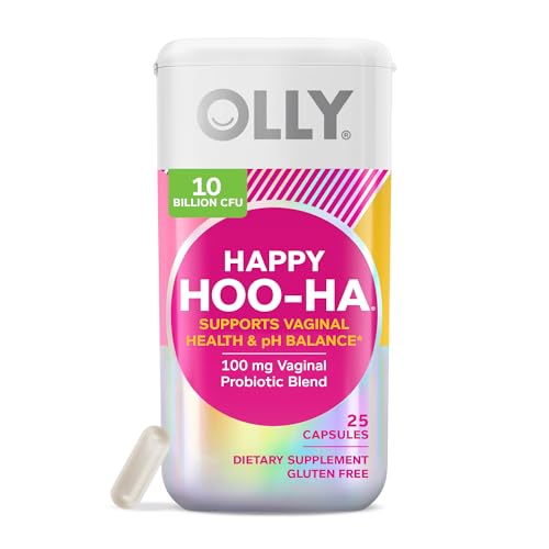 OLLY Happy Hoo-Ha Capsules, Probiotic for Women, Vaginal Health and pH OLLY uk supplements
