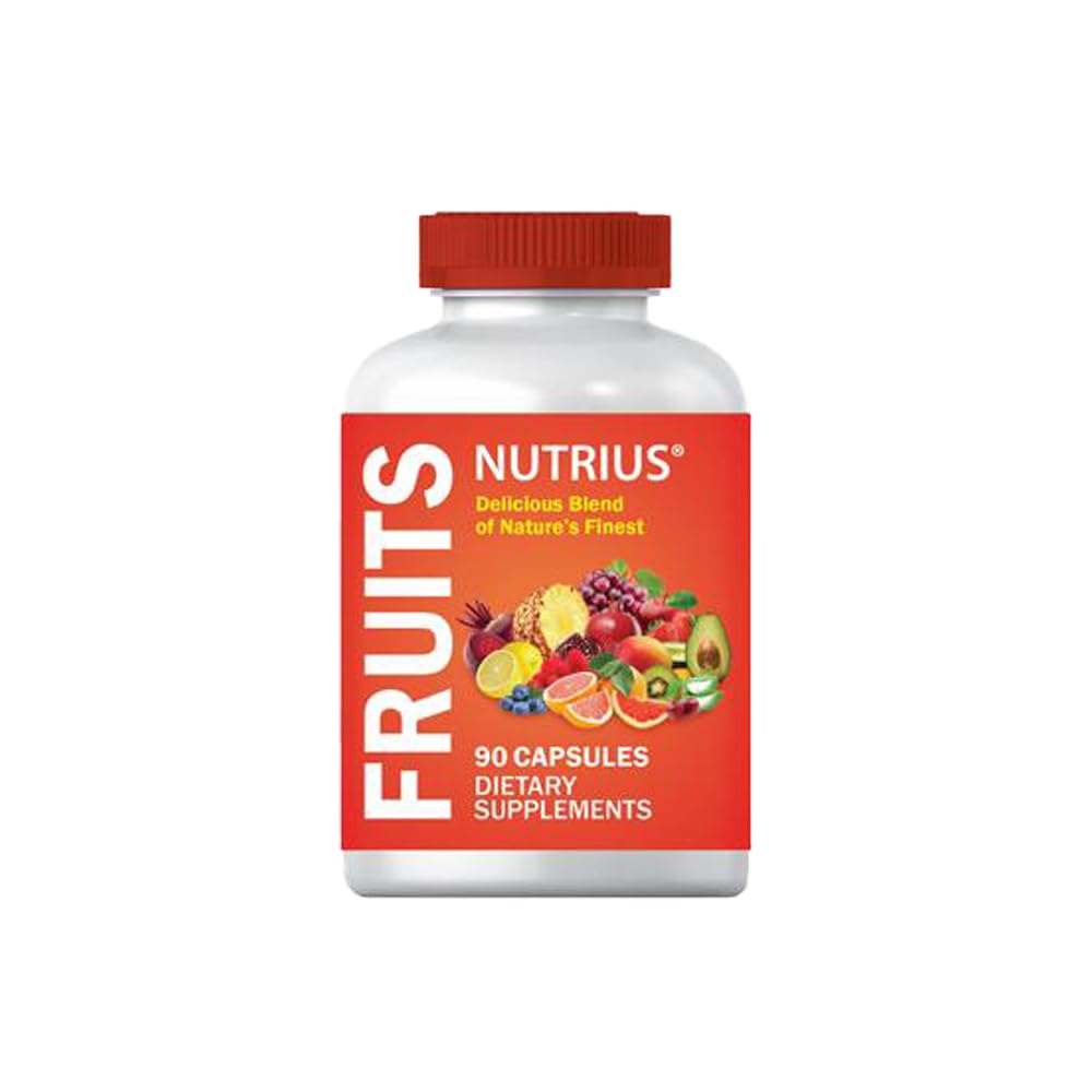 Nutrius Fruits Delicious Blend of Nature's Finest - 90 Capsules Dietary Supplements Nutrius uk supplements