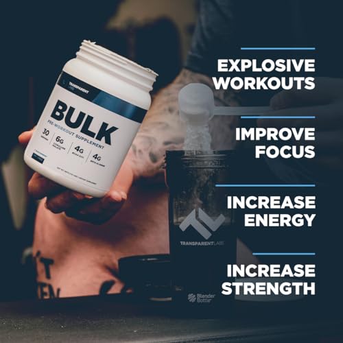 Transparent Labs Bulk Pre Workout Powder - Naturally Sweetened Advanced Pre-Workout Transparent Labs uk supplements