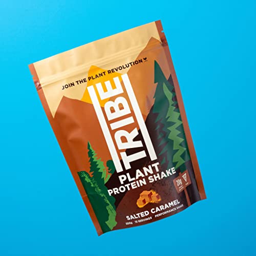 TRIBE Vegan Protein Powder - Salted Caramel - Pea and Rice Protein Blend - Vegan TRIBE uk supplements