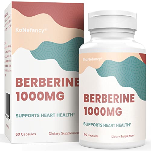 KoNefancy Berberine HCL Supplement 1000mg, High Absorption Berberine Plus Vegan KoNefancy uk supplements