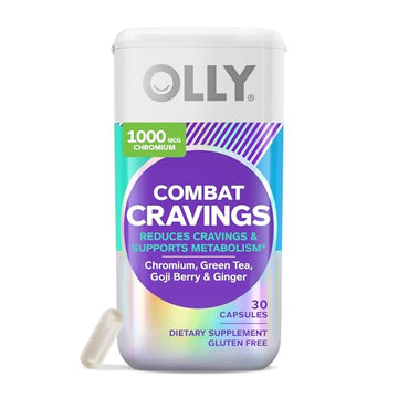 OLLY Combat Cravings, Metabolism & Energy Support Supplement,1000 mcg Chromium OLLY uk supplements