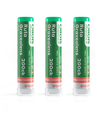 OLLOIS Ruta Graveolens 200ck Organic, Lactose-Free, Kosher Homeopathic Medicine, 80 Pellets OLLOÏS uk supplements