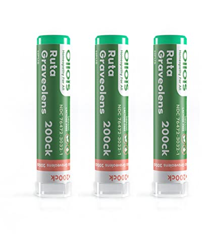 OLLOIS Ruta Graveolens 200ck Organic, Lactose-Free, Kosher Homeopathic Medicine, 80 Pellets OLLOÏS uk supplements