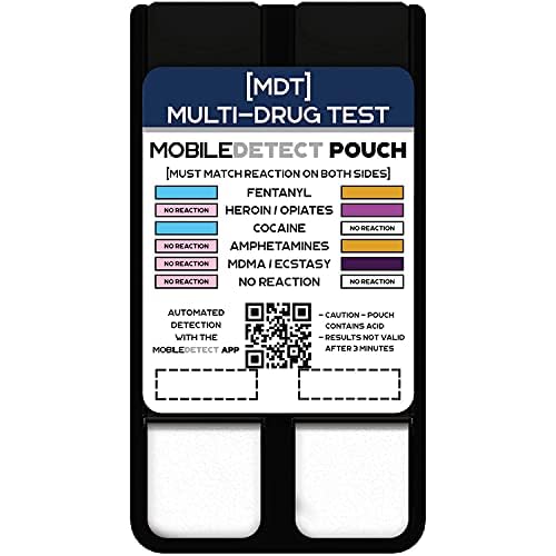 MobileDetect Pouch Residue Detection Multi-Drug Test Kit - Rapid Surface Residue Detector MobileDetect Pouch uk supplements