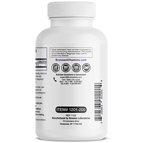 Bronson Apple Cider Vinegar 3000 MG per Serving Extra Strength - Non-GMO, 200 Vegetarian Bronson uk supplements