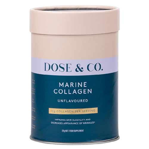 Dose & Co Marine Collagen Peptides with Vitamin C, Unflavoured - 221g Powder Supplement DOSE & CO uk supplements