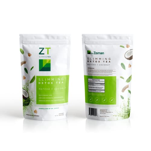 Dr. Zisman ZT Slimming - Matcha-Coconut Detox Blend, Weight Loss Tea with Antioxidant Effects Dr. Zisman ZT Slimming Tea uk supplements