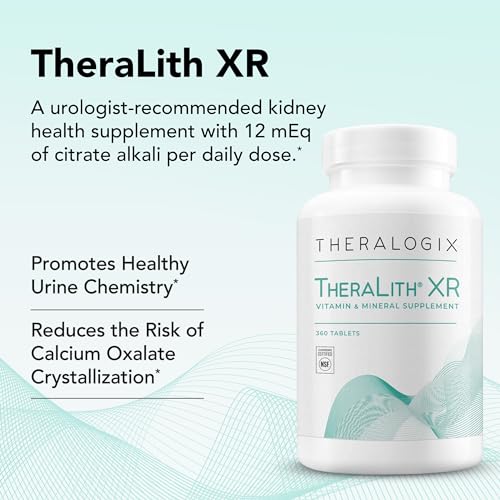 TheraLith XR Calcium Oxalate Reduction Supplement | Kidney & Urine Chemistry Health Theralogix uk supplements