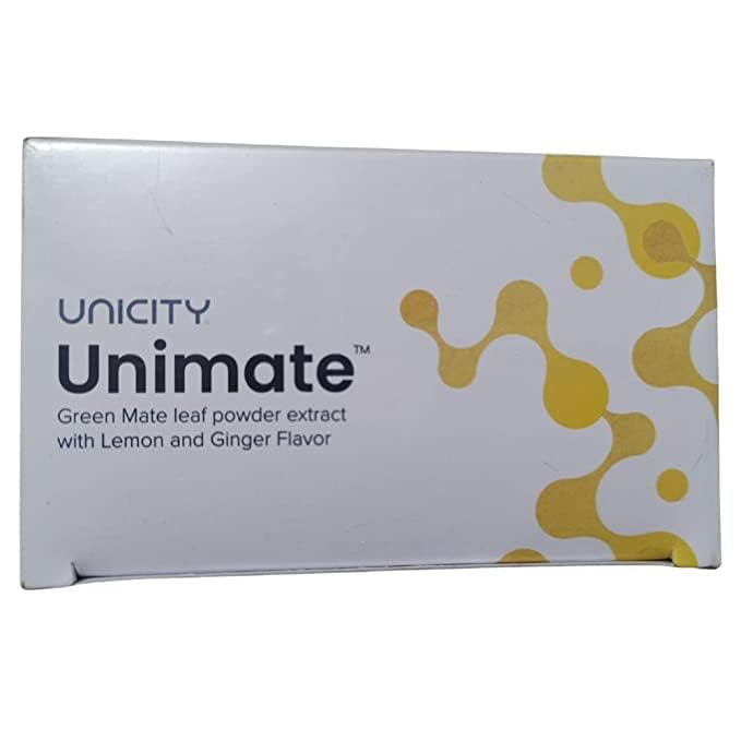 Ourtown Unicity Unimate Green Mate Leaf Powder Extract with Lemon and Ginger Flavor Ourtown uk supplements