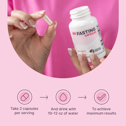 DOFASTING Glucomannan Capsules, Fiber Supplement Glucomannan, Sugar Cravings Blocker DOFASTING uk supplements