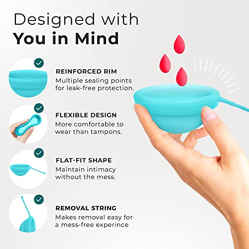 EcoBlossom Reusable Menstrual Disc with Removal String - The Most Reliable Medical Grade Silicone EcoBlossom uk supplements