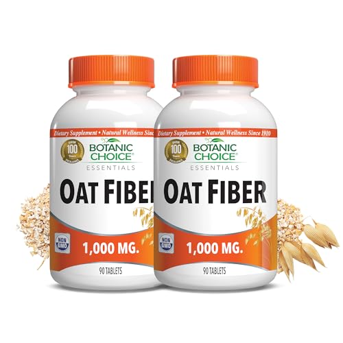 Botanic Choice Oat Fiber -Natural Oat Fiber Dietary Supplement to Support Digestive Health Botanic Choice uk supplements