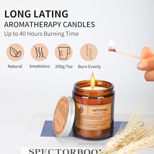 Scented Candles Gift,Aromatherapy Candles,Scented Candle Stress Relief and Relax for Home Bedroom Gift YNTCHENG uk supplements