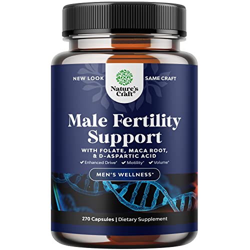 Prenatal Multivitamin Male Fertility Supplement - Mens Fertility Supplement with L-Arginine D-Aspartic Acid and Maca Root Prenatal Vitamins for Enhanced Motility Volume Potency and Fertility Support Natures Craft uk supplements