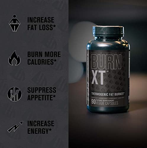 Burn XT Black Thermogenic Fat Burner - Weight Loss Supplement, Appetite Suppressant Jacked Factory uk supplements