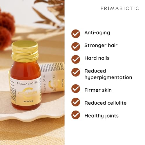 Primabiotic Collagen - Collagen Pack 30 Bottles 30 ml - High Collagen Content [10,000 mg] PRIMABIOTIC uk supplements